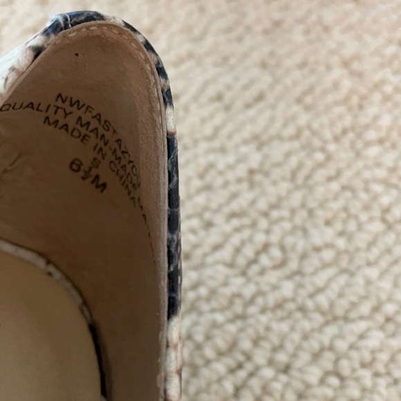 Nine West - faux snake skin heels - Picture 9 of 10